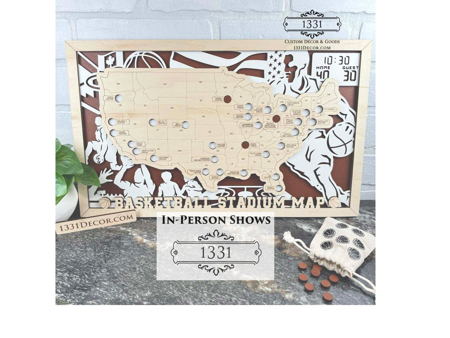 Basketball Stadium Map