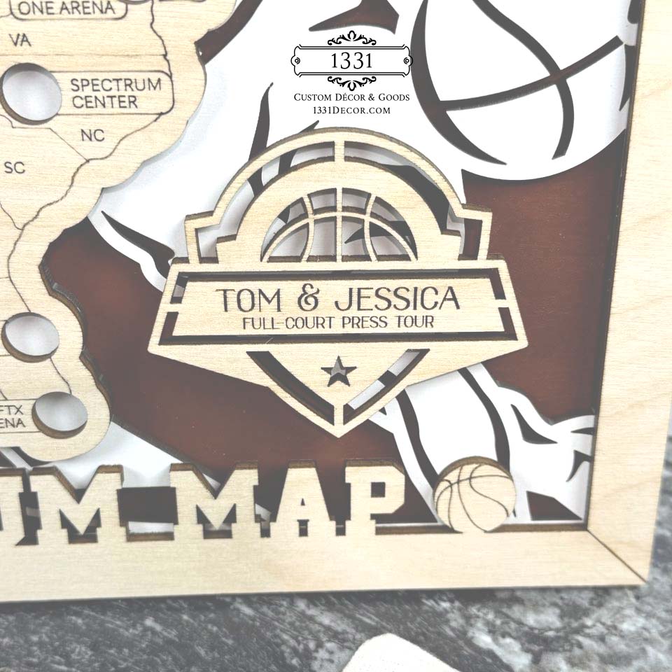 Basketball Stadium Map