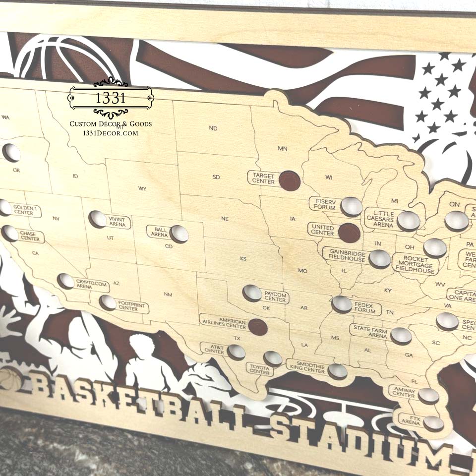 Basketball Stadium Map