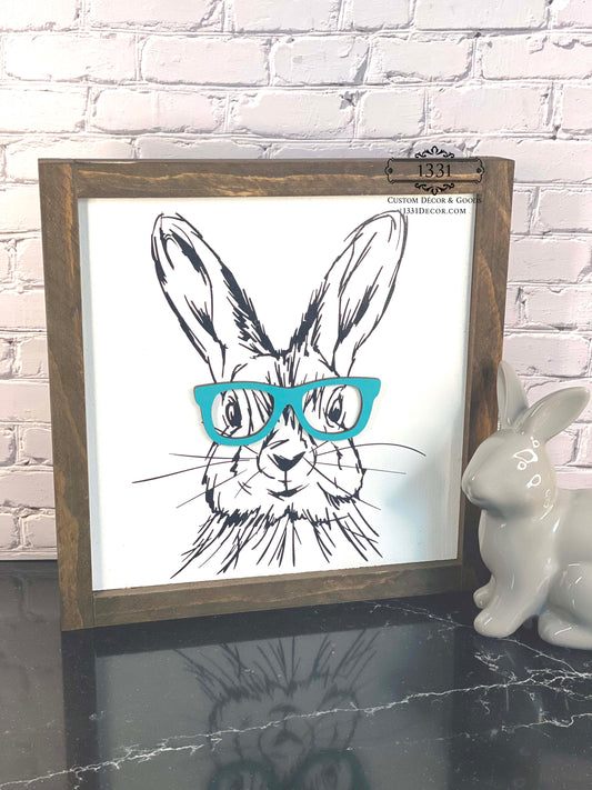 Bunny with Glasses