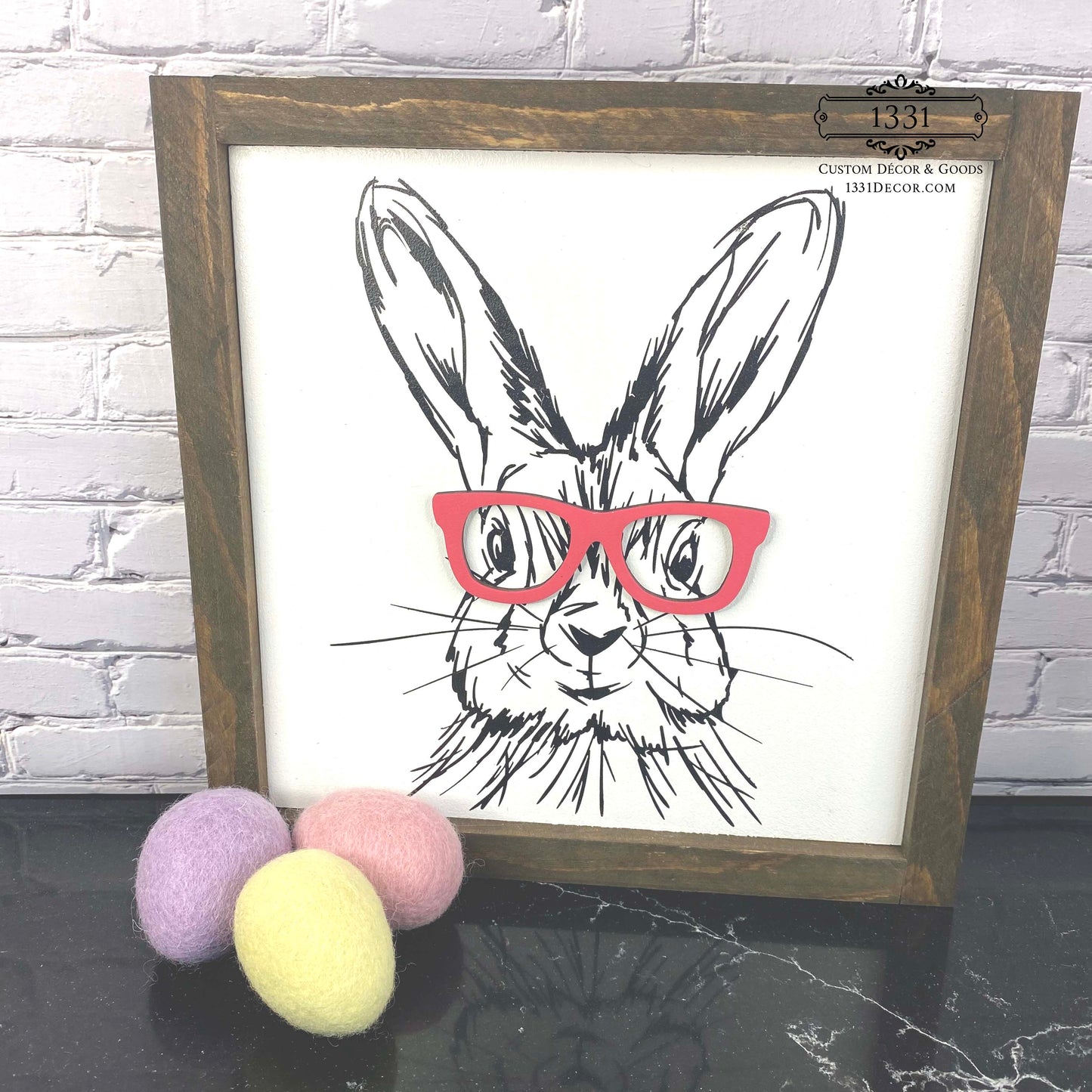 Bunny with Glasses