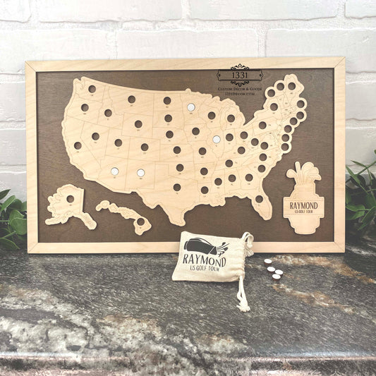 Golfing Around the US Map