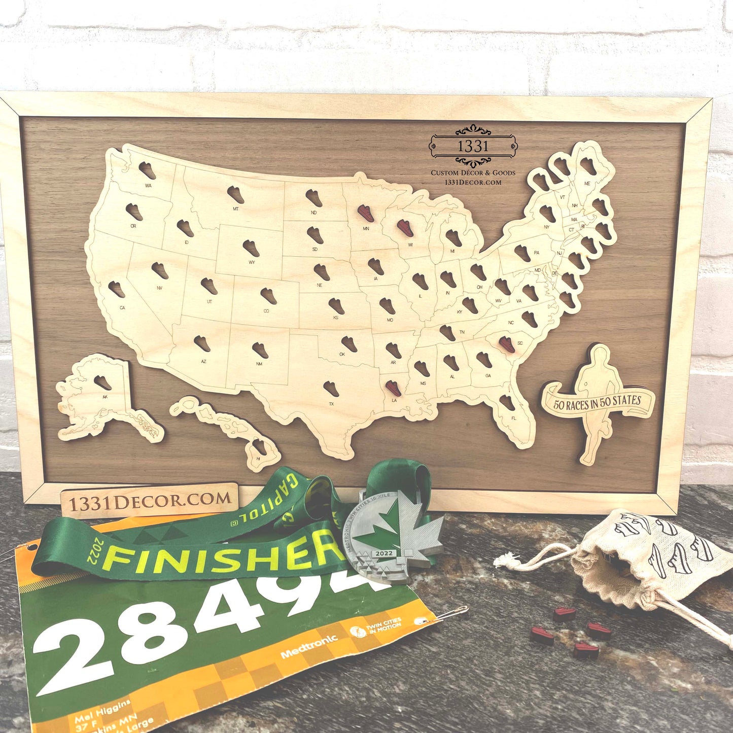 Running Map, Marathon Map