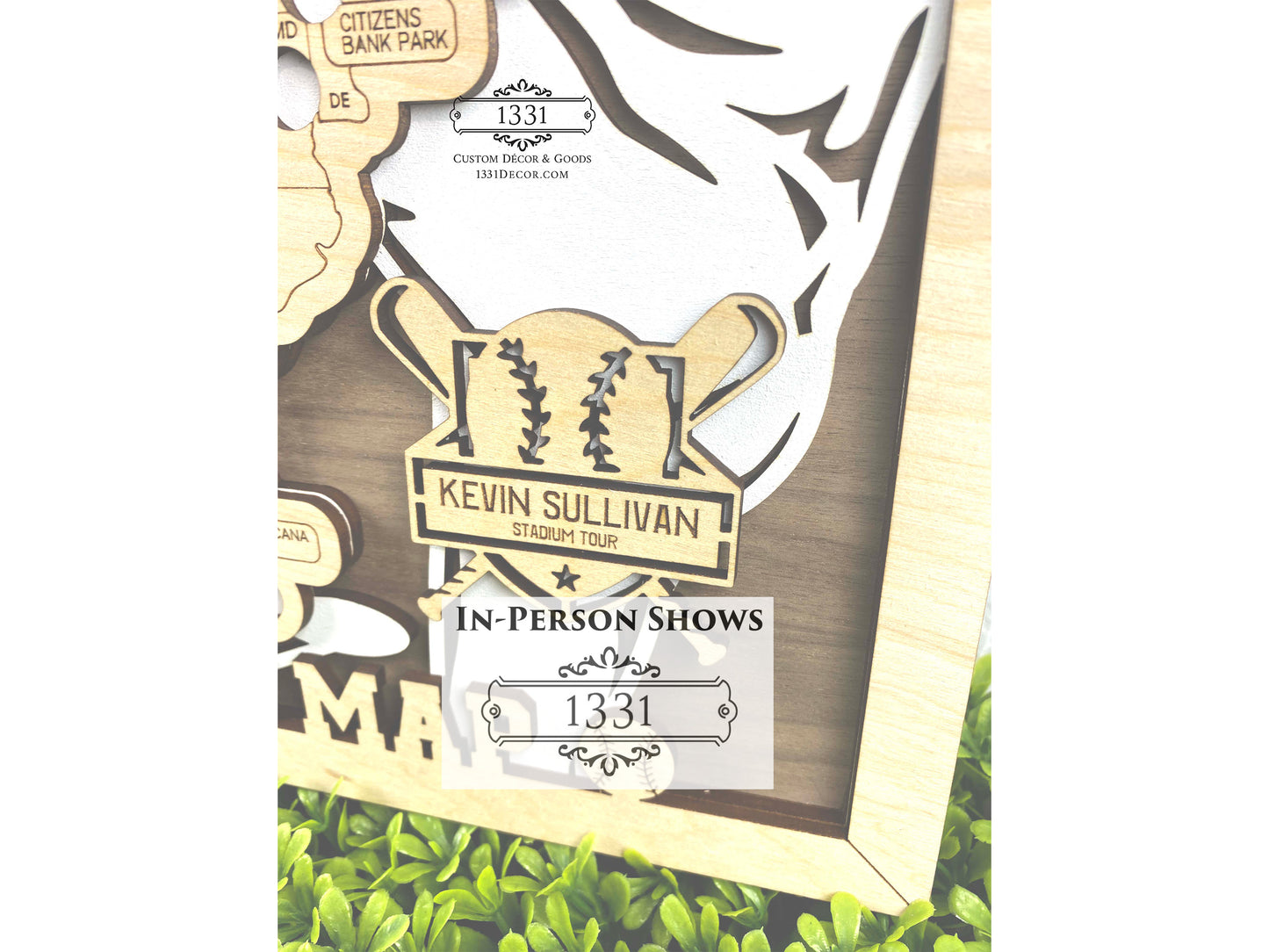 Sports Stadium Personalized Nameplate