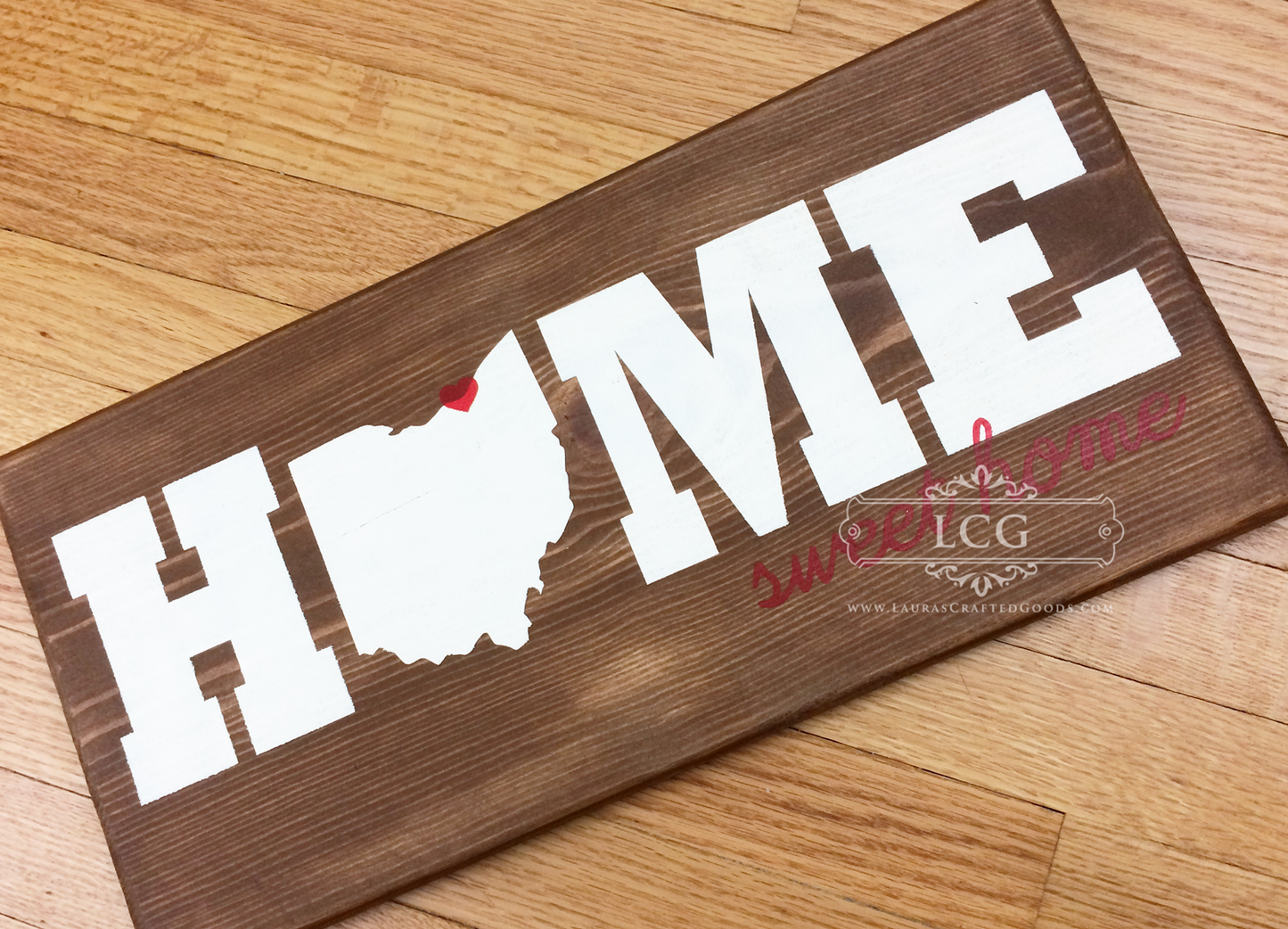 Home Sweet Home, State, Home Sweet Home sign, State Outline, State Sign, City and State sign, Housewarming Gift, Home State Sign