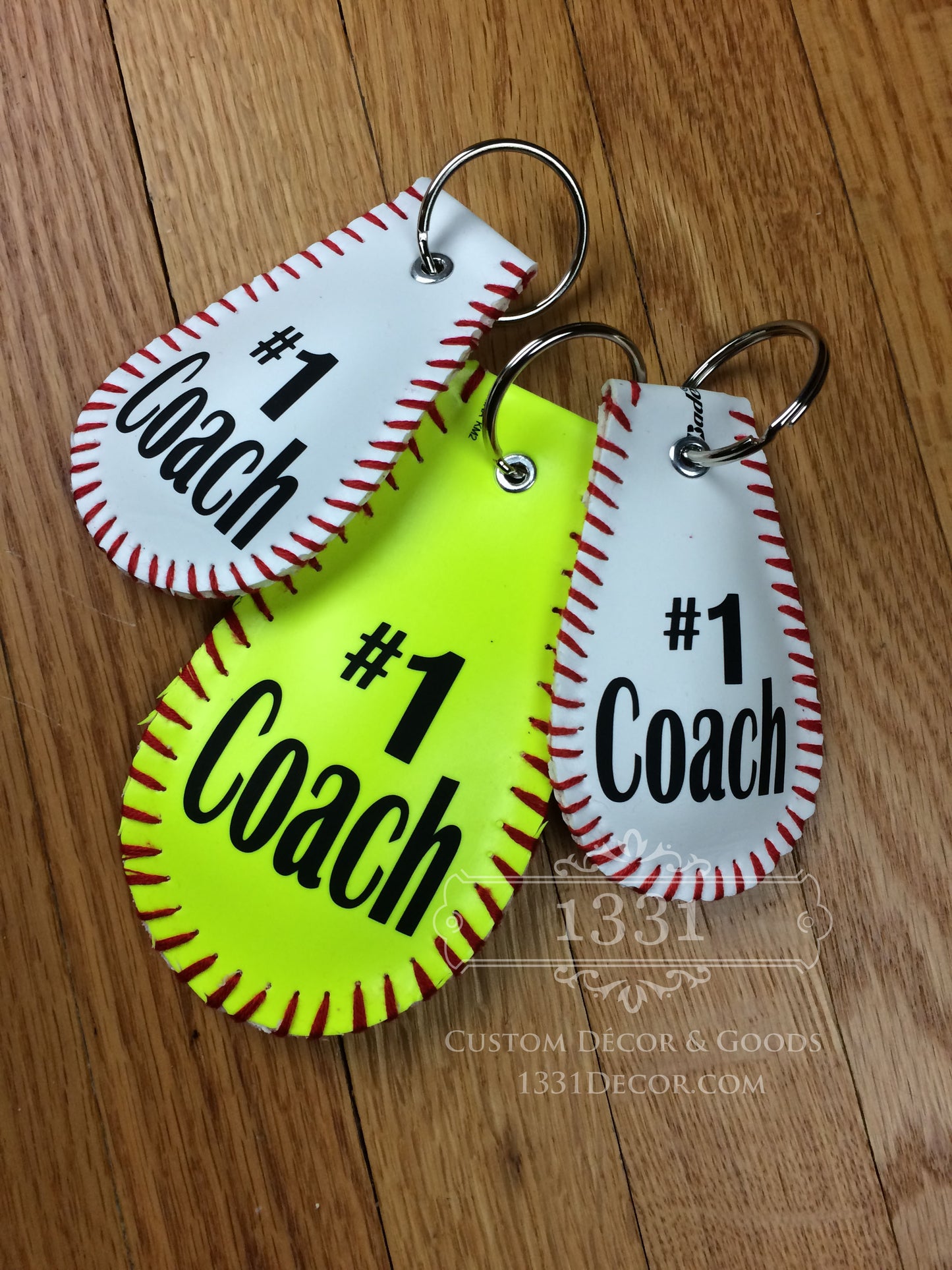 Softball Key Chain, Softball Keychain, Keychain, Key chain, Softball gift, Custom Softball, Coach gift, Softball team gift, Father's Day