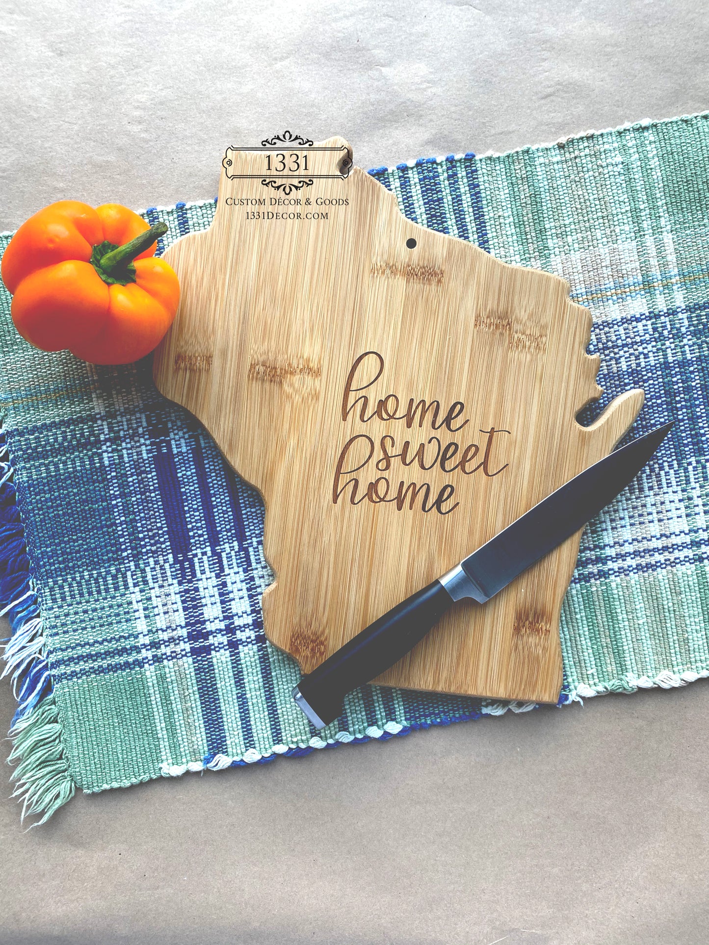 State Cutting Board, State Pride Cutting Board, Home Sweet Home, Housewarming Gift, Housewarming Present, Closing Gift,
