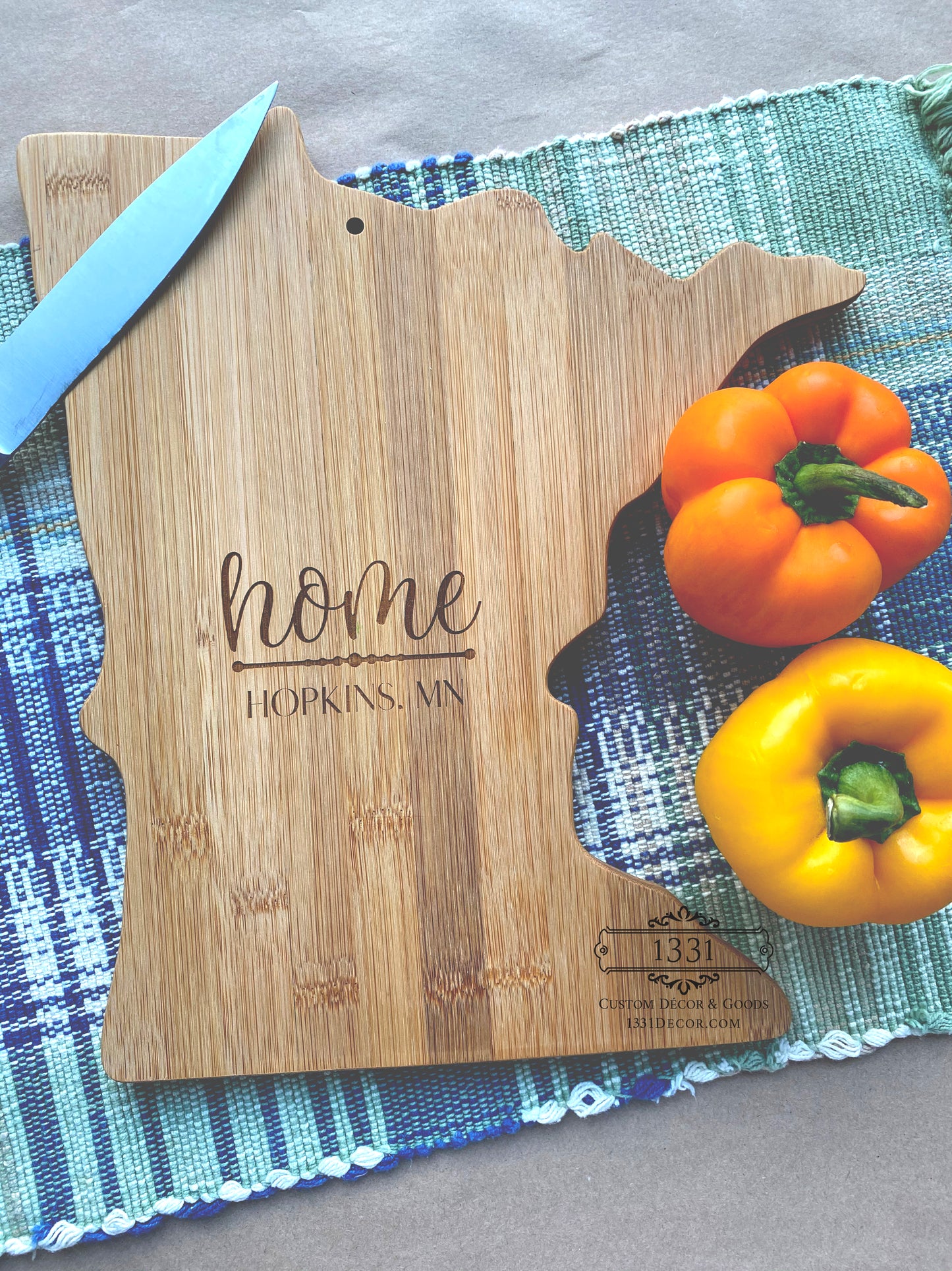 State Cutting Board, State Pride Cutting Board, Home Sweet Home, Housewarming Gift, Housewarming Present, Closing Gift,