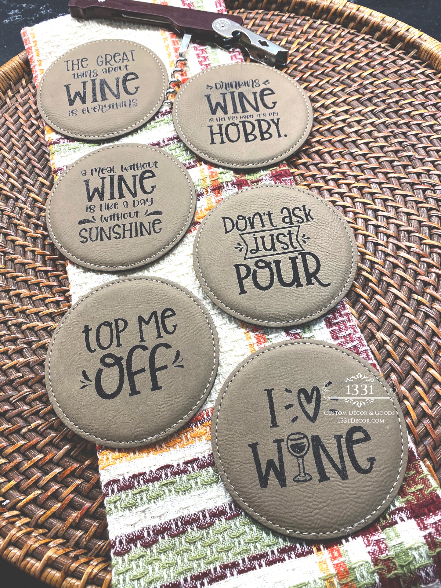 Wine Lover Coasters