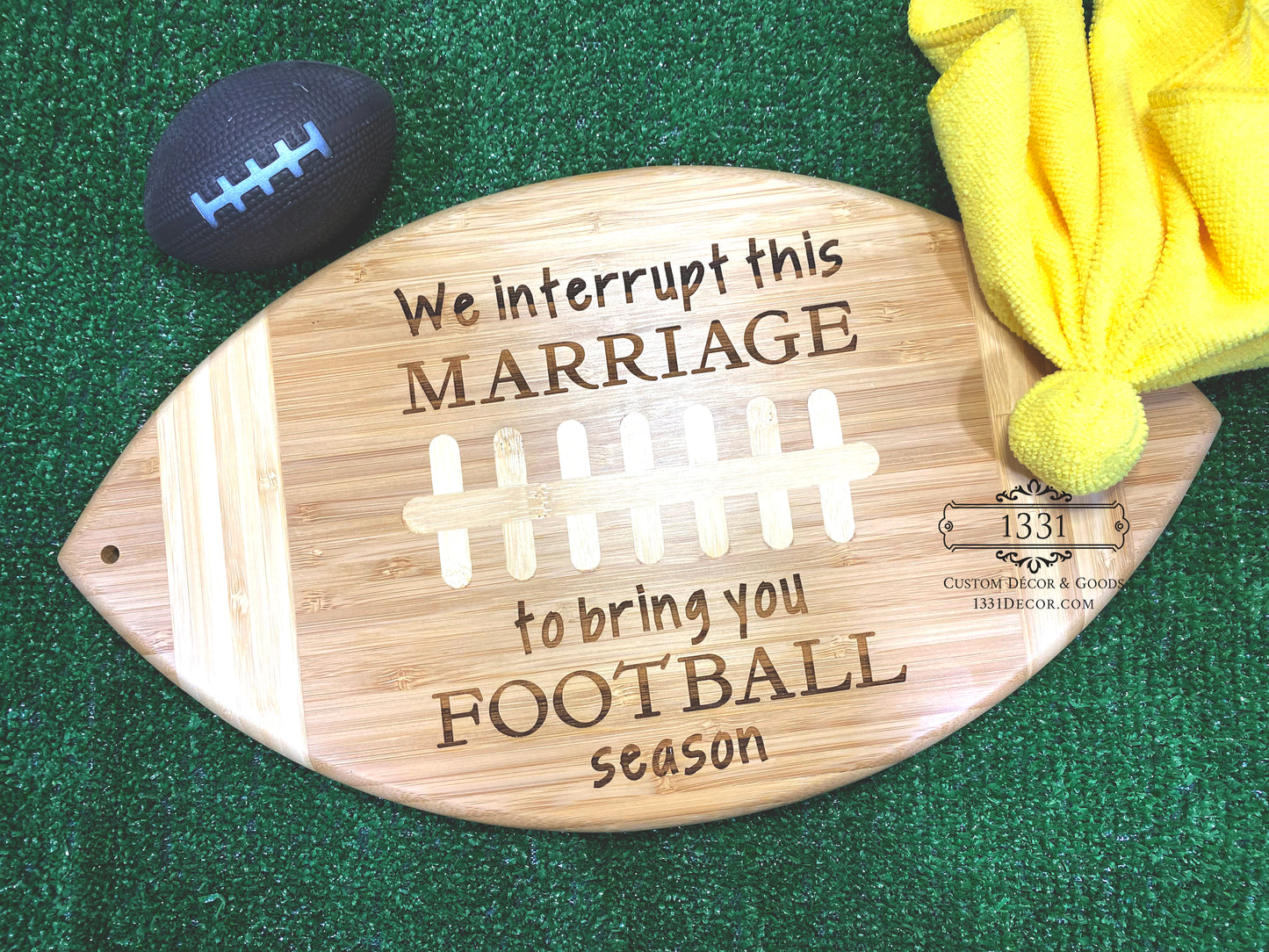 Football Cutting Board