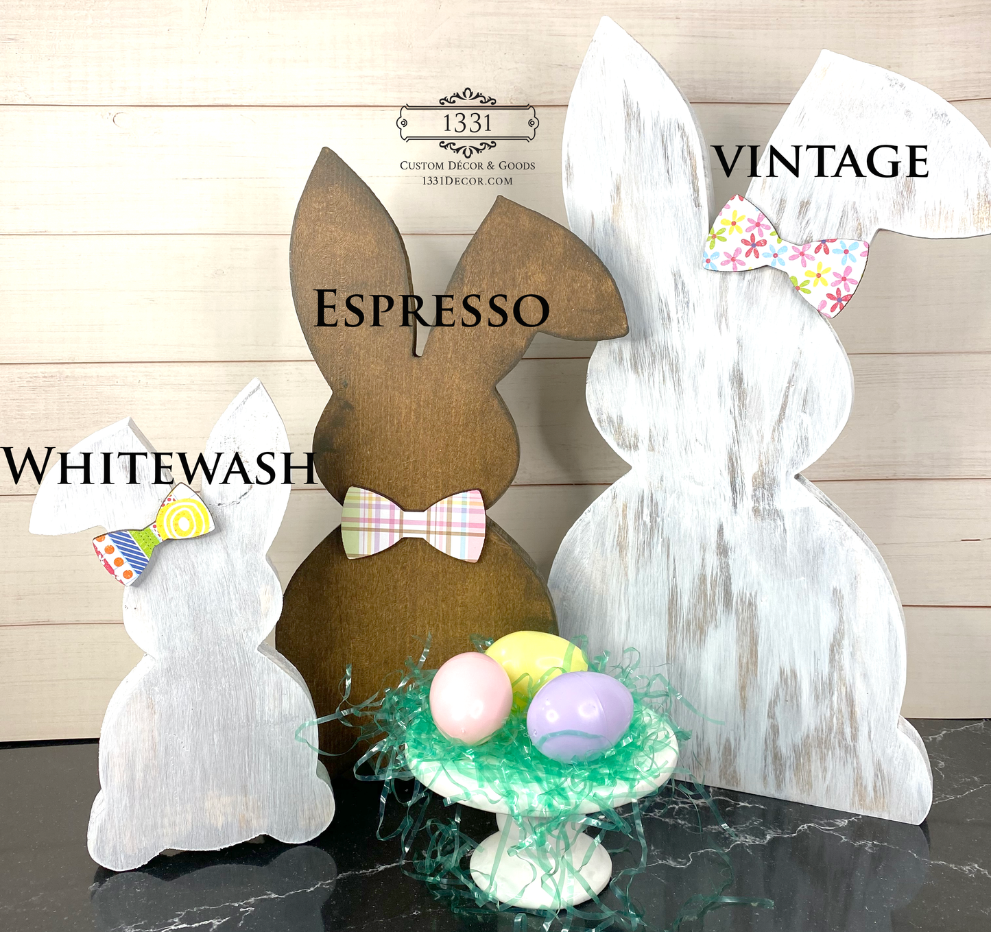 Standing Easter Bunny Decor, Wooden Bunny Sitter, Spring Bunny Decor, Spring Decor, Easter Rabbit Decor for Spring, Wooden Easter Decor