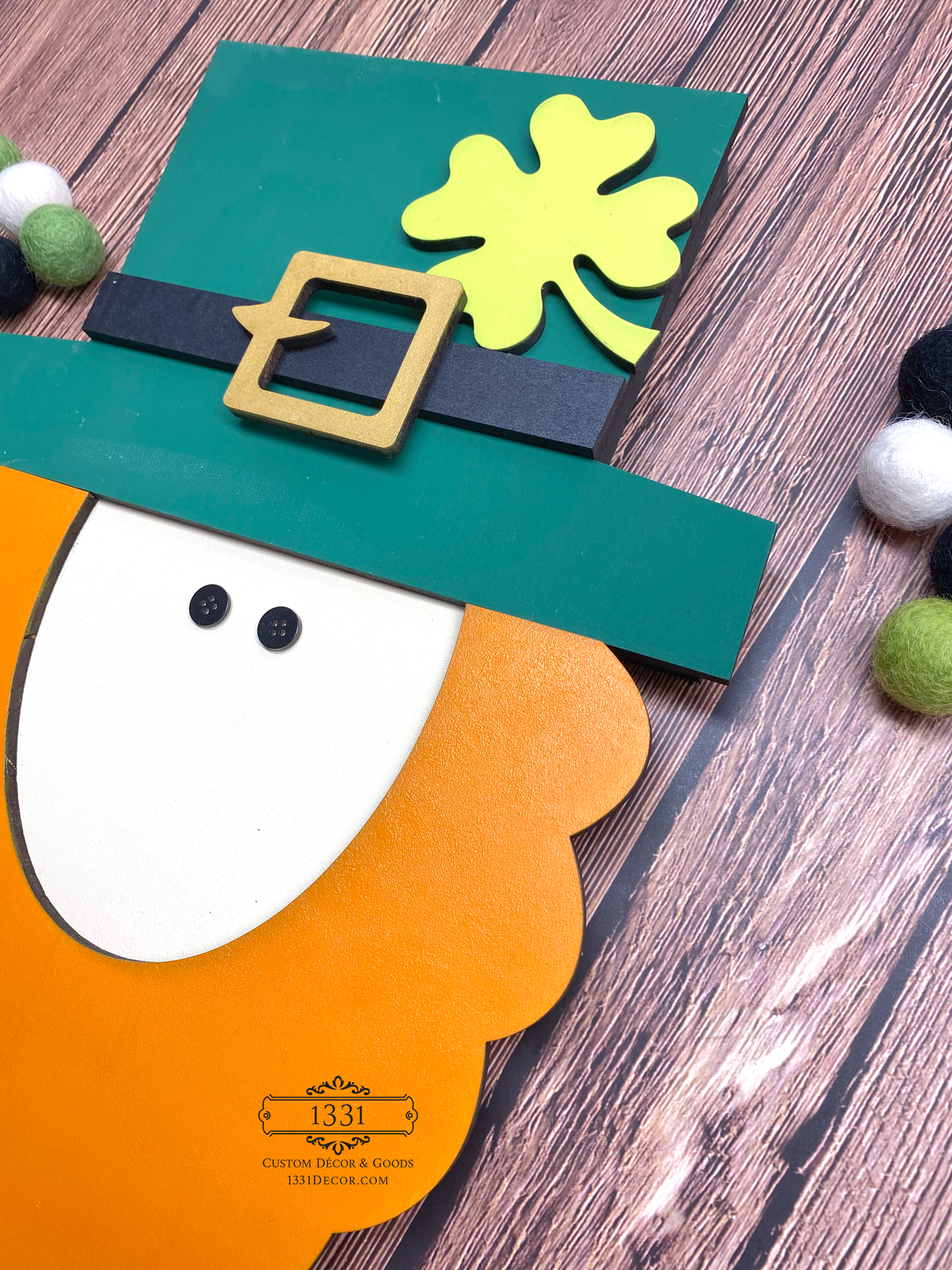 St. Patrick's Day Leprechaun Door Hanger