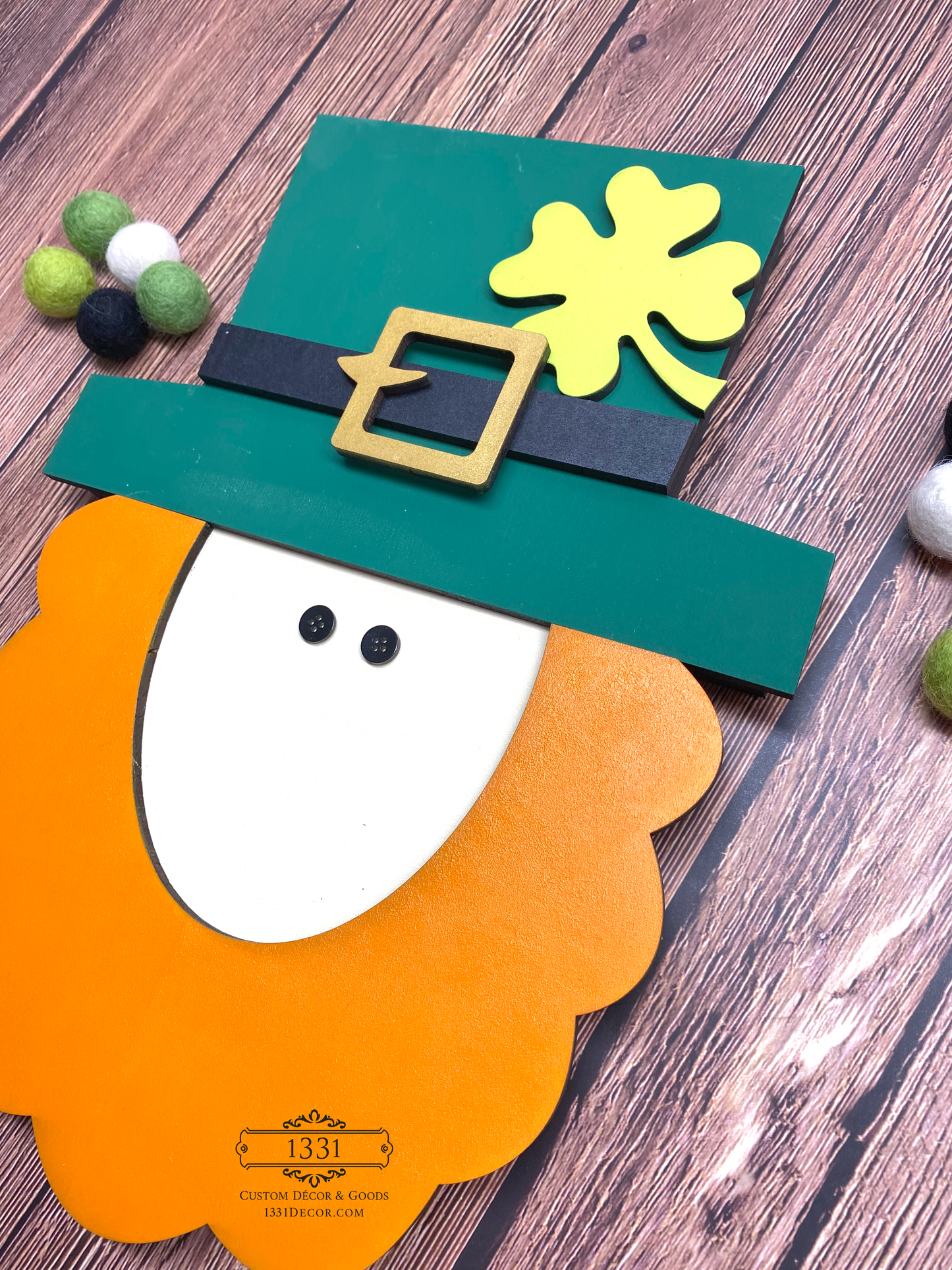 St. Patrick's Day Leprechaun Door Hanger