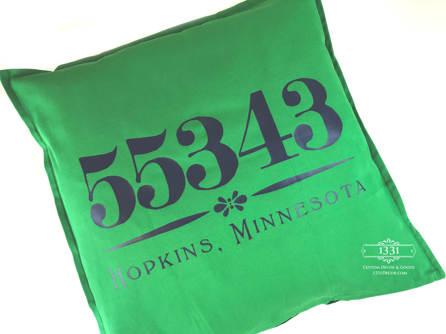 Zip Code Personalized Pillow Cover