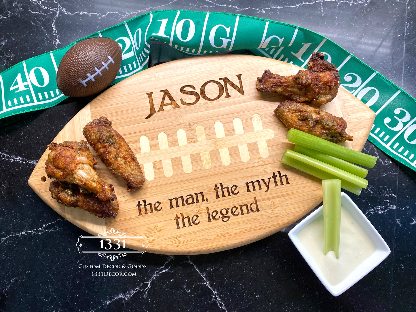 Football Cutting Board