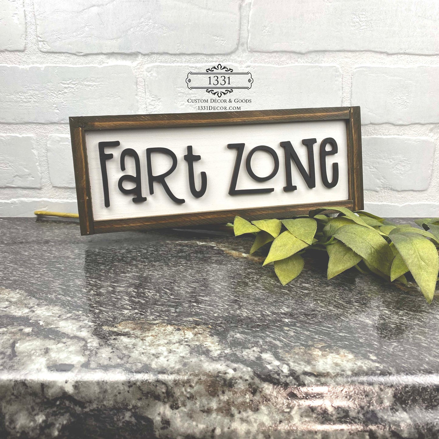 Fart Zone Sign