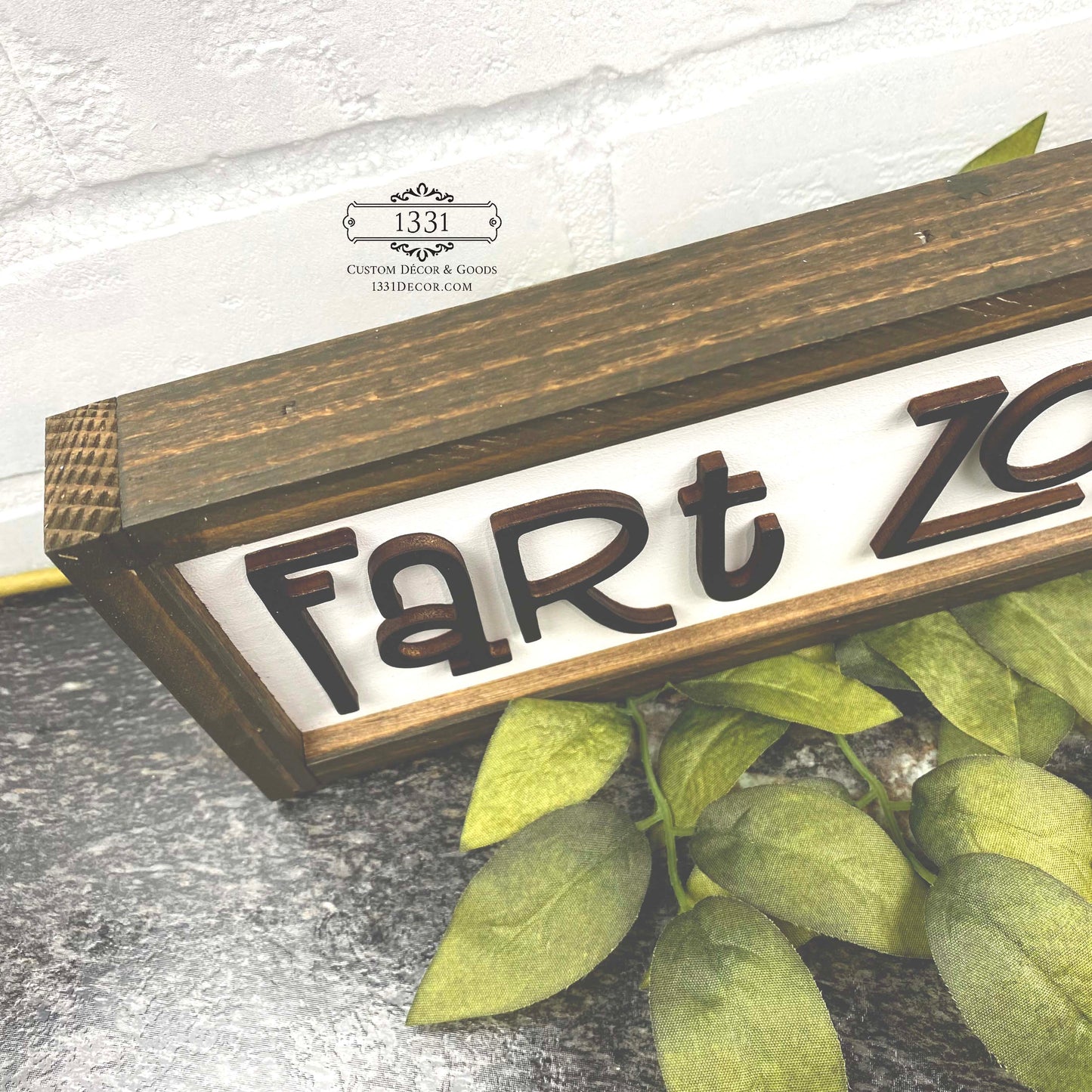 Fart Zone Sign