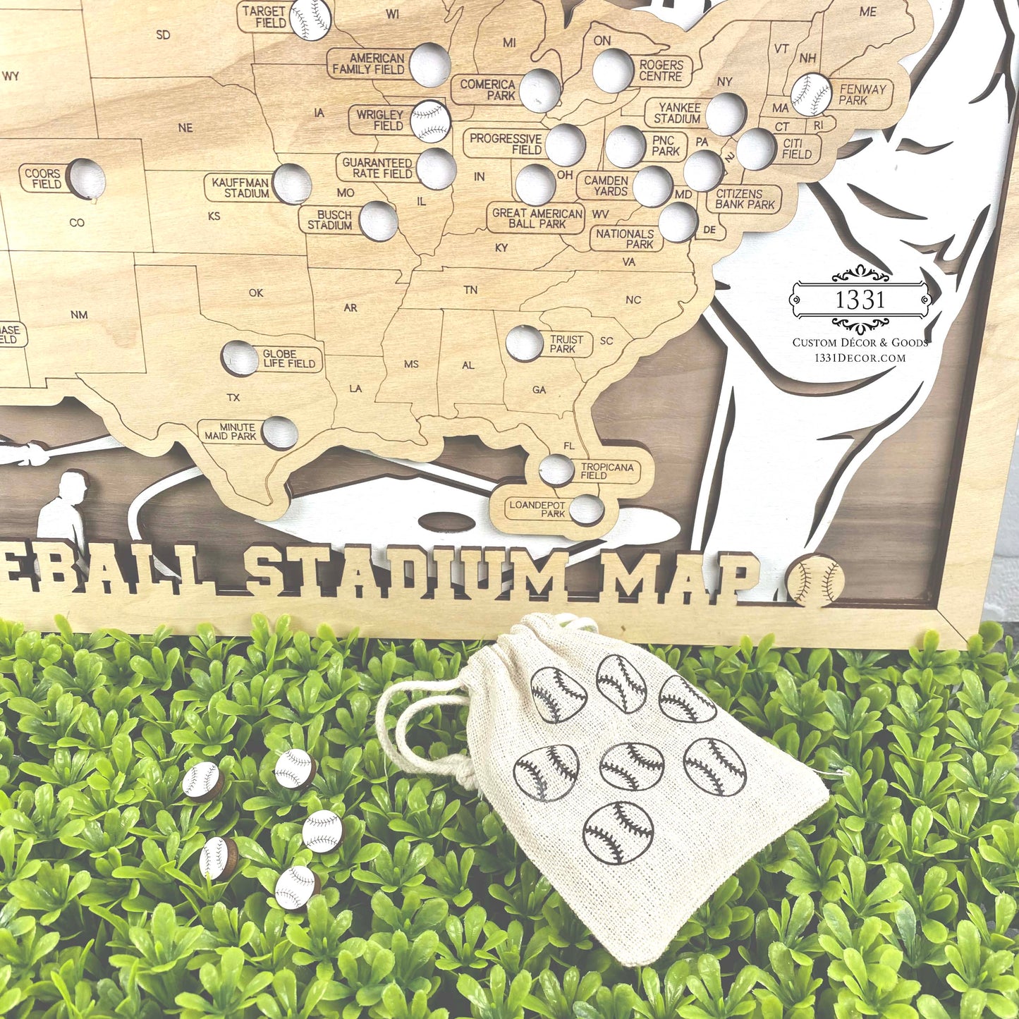 Baseball Stadium Map