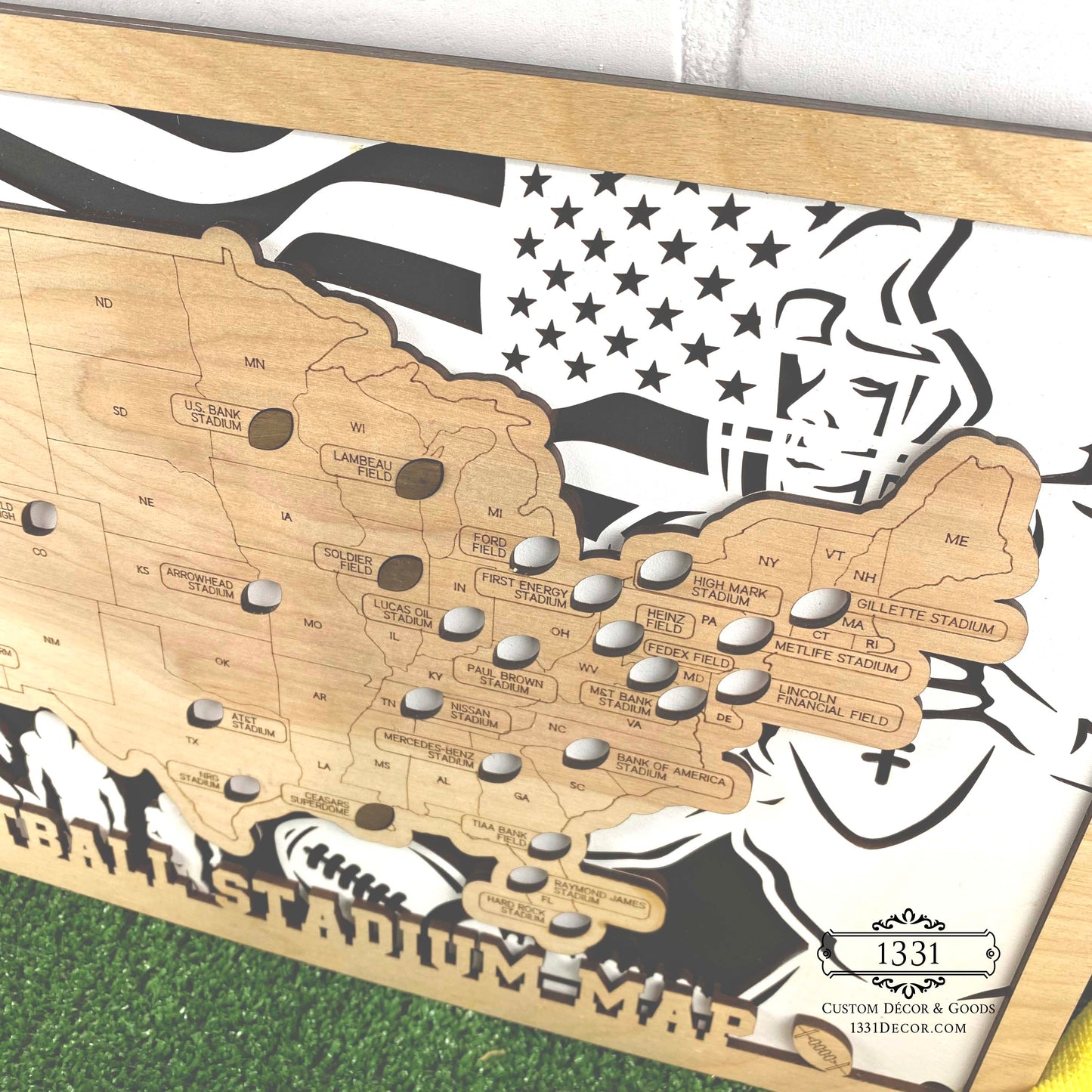 Football Stadium Map