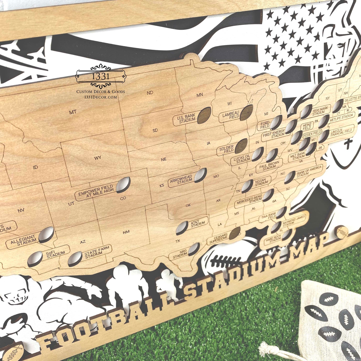 Football Stadium Map