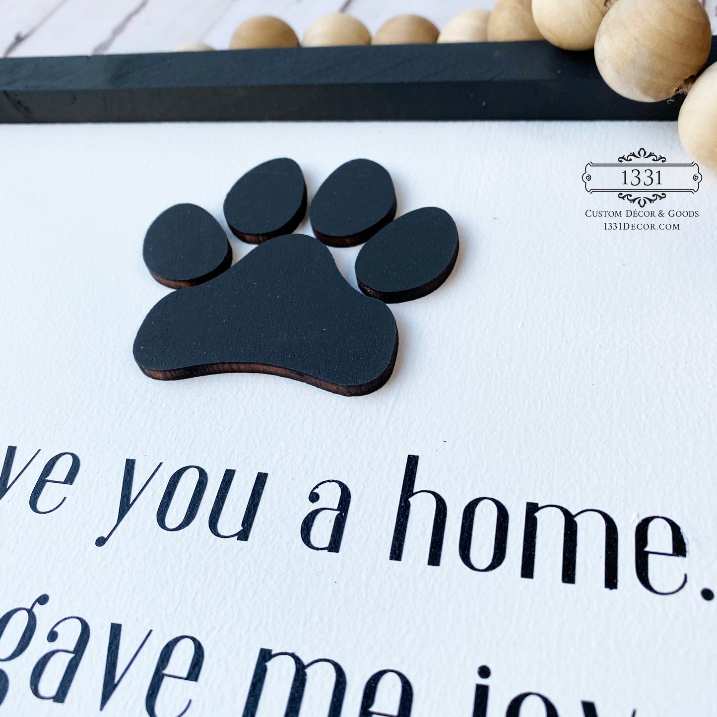 Dog Unconditional Love sign