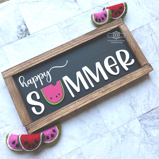 Happy Summer Sign