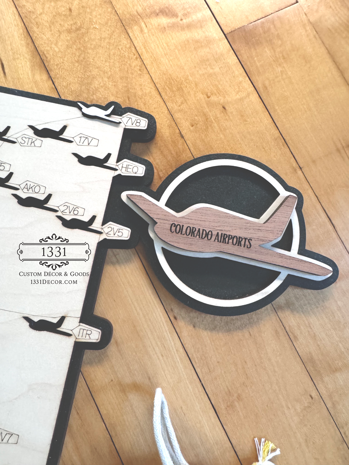Colorado Public Airports Travel Map