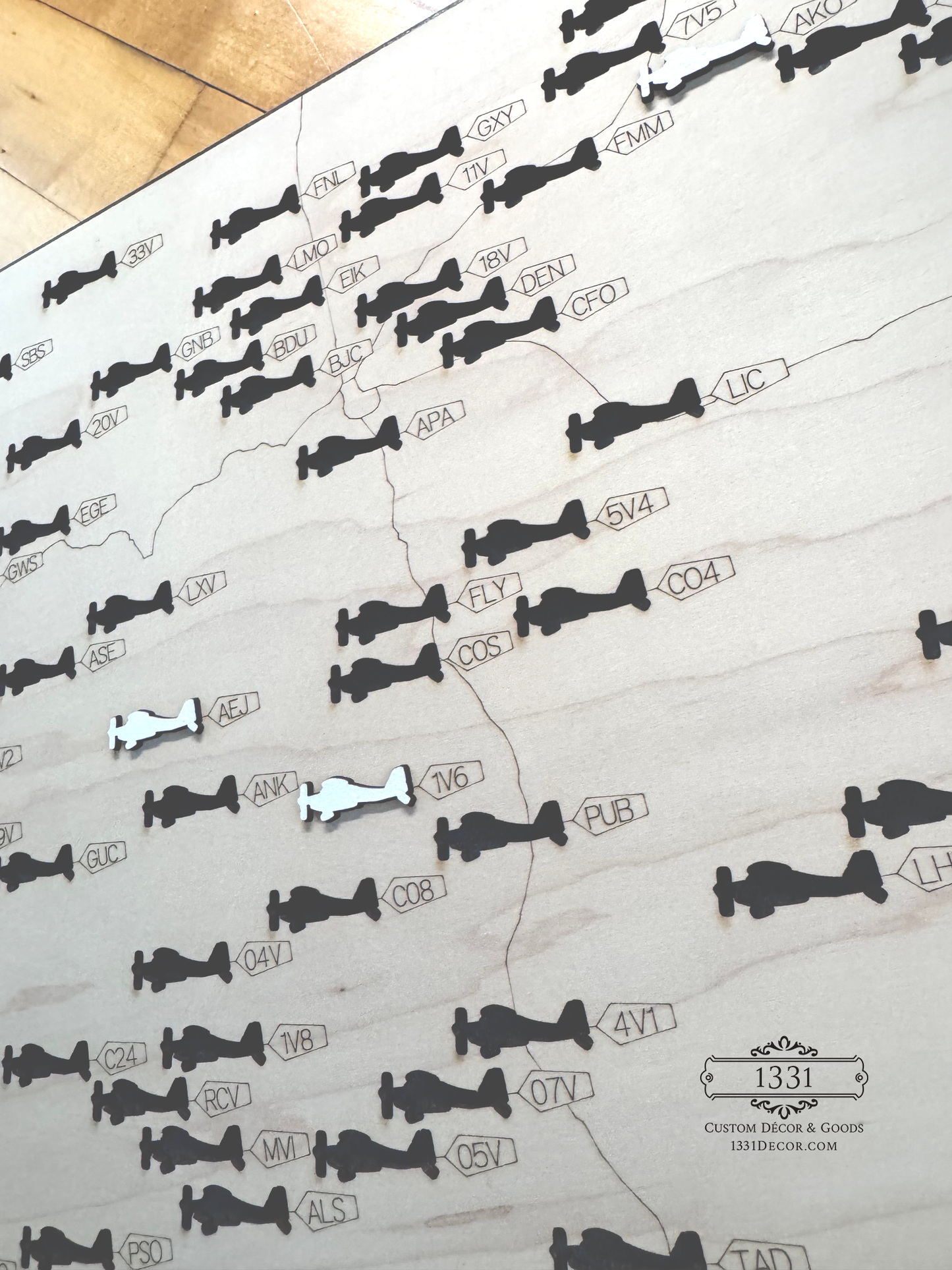Colorado Public Airports Travel Map