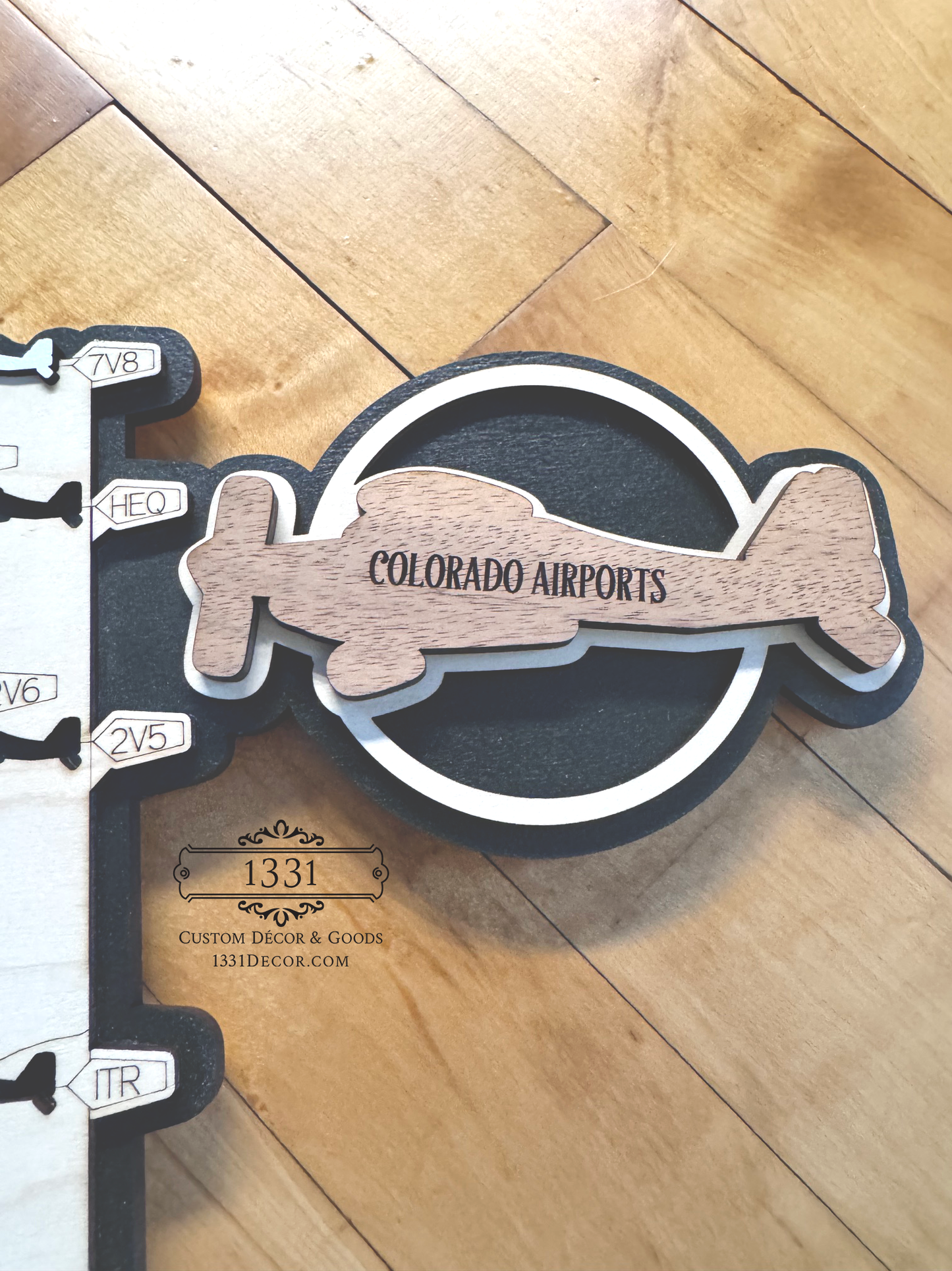 Colorado Public Airports Travel Map