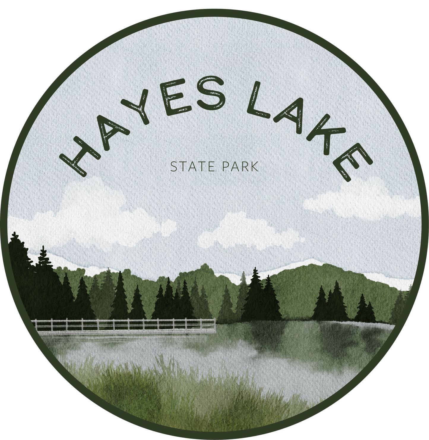 Hayes Lake State Park Sticker
