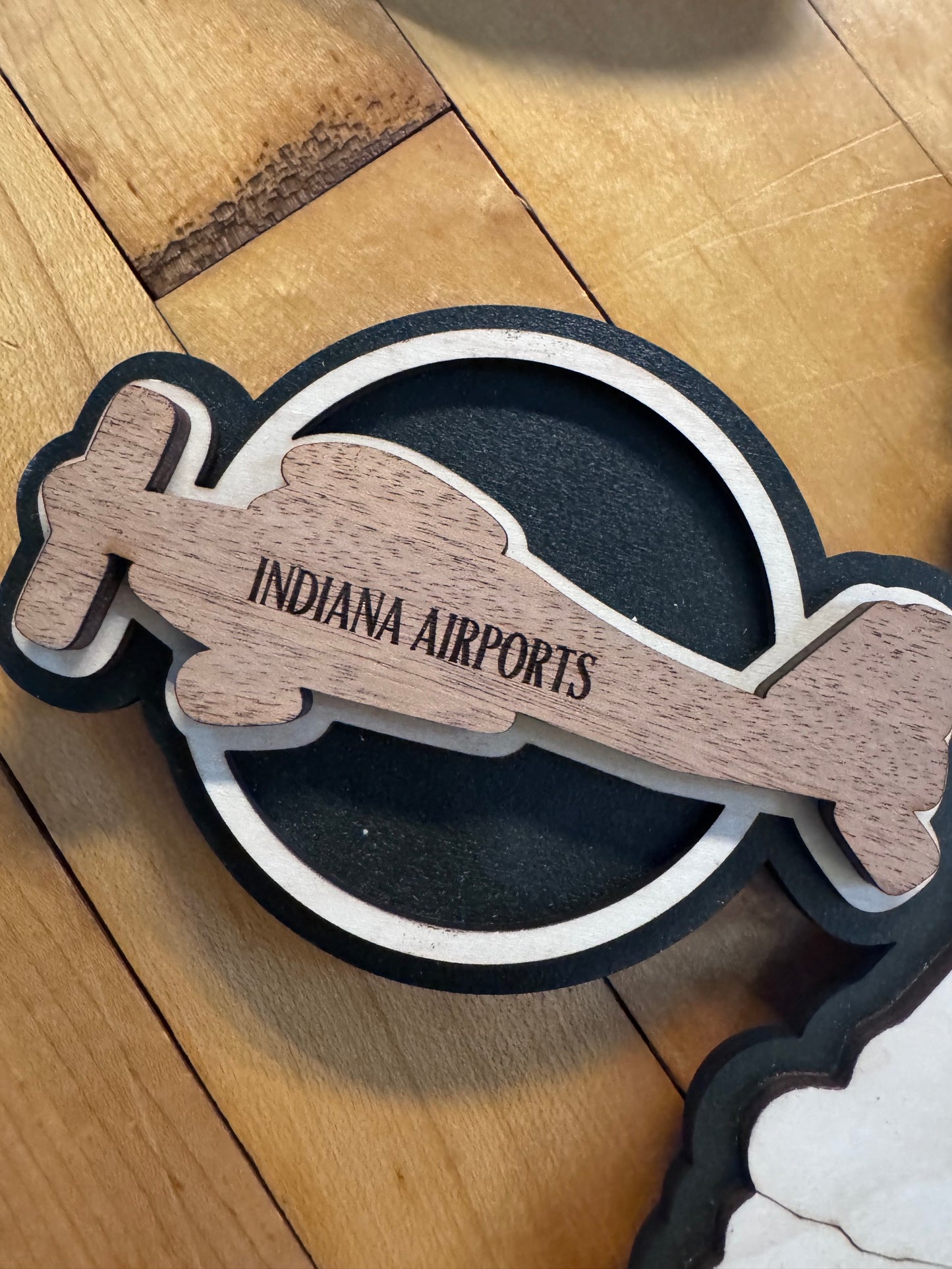 Indiana Public Airports Travel Map
