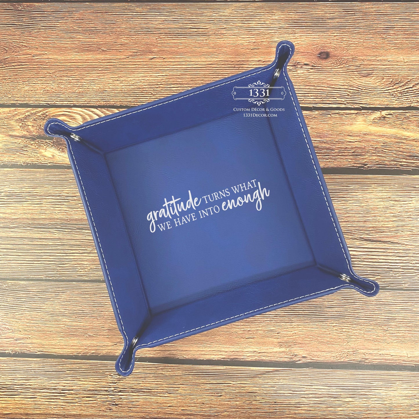 Be the Best Version of You Valet Tray, Personalized Snap Catchall