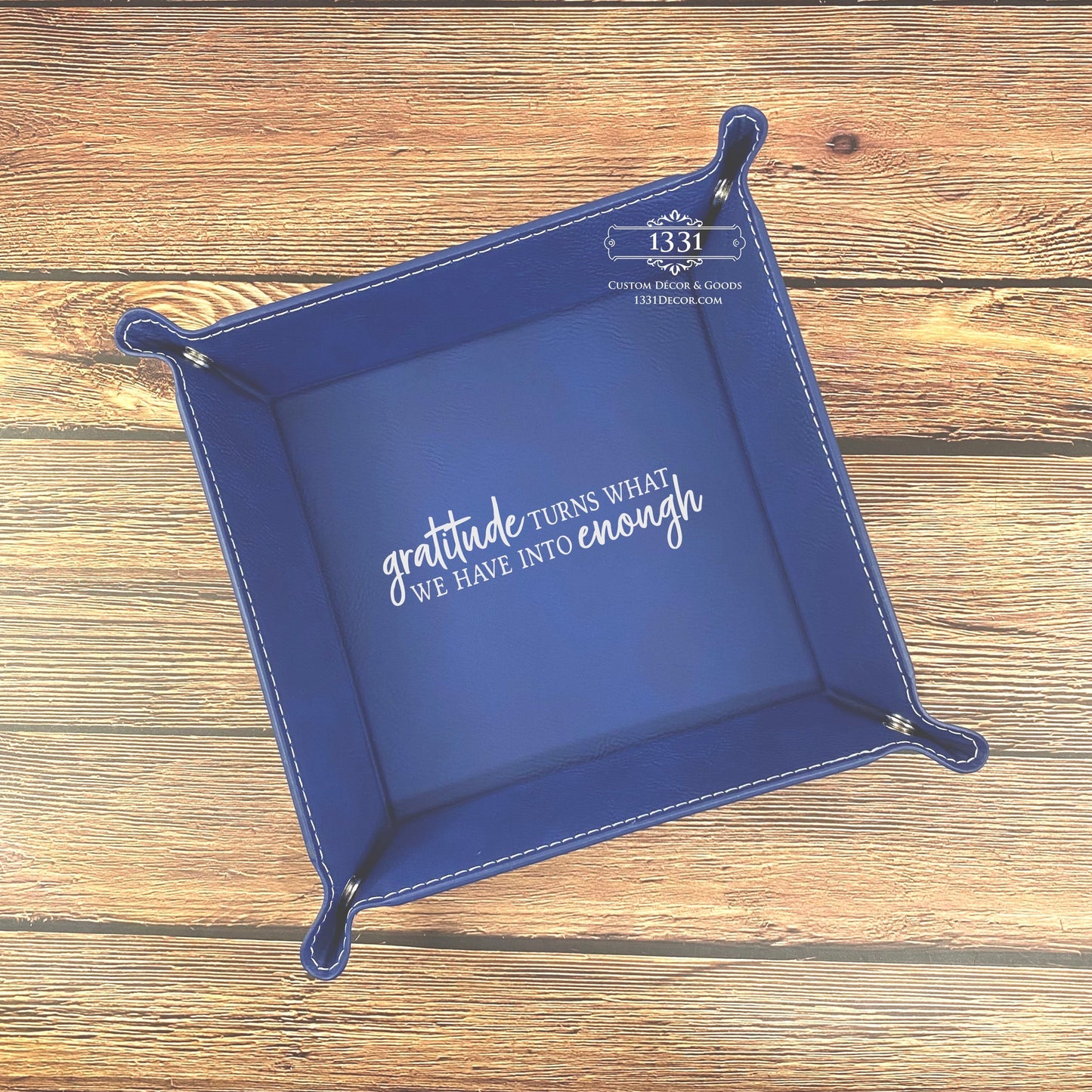 Be Humble Generous Grateful...Valet Tray, Personalized Snap Catchall