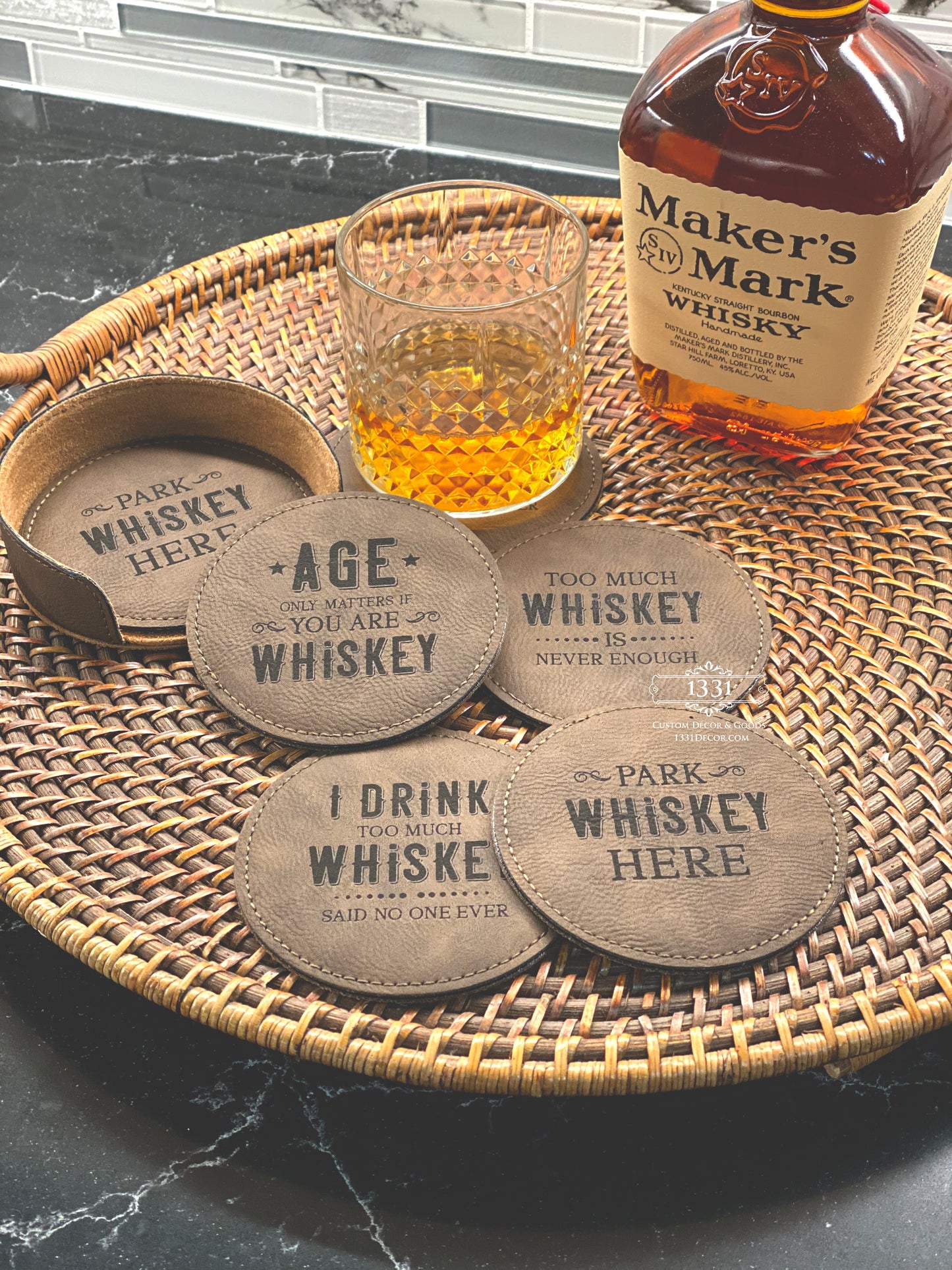 Whiskey Lover Coasters