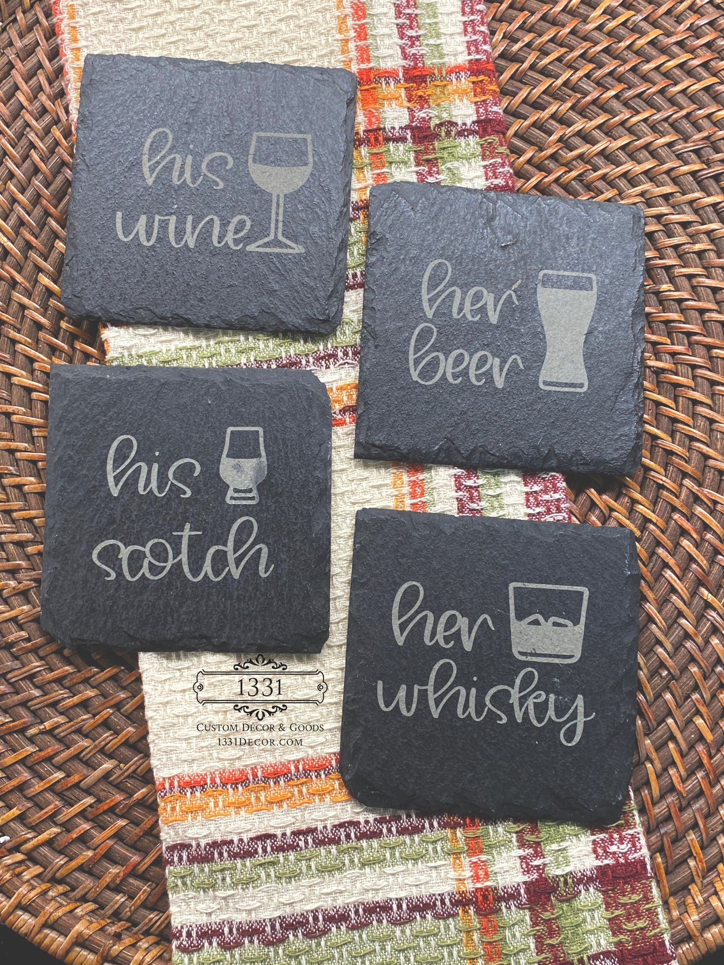 Whiskey Lover Coasters