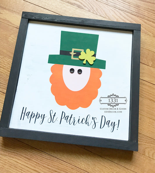 St. Patrick's Day Leprechaun Sign