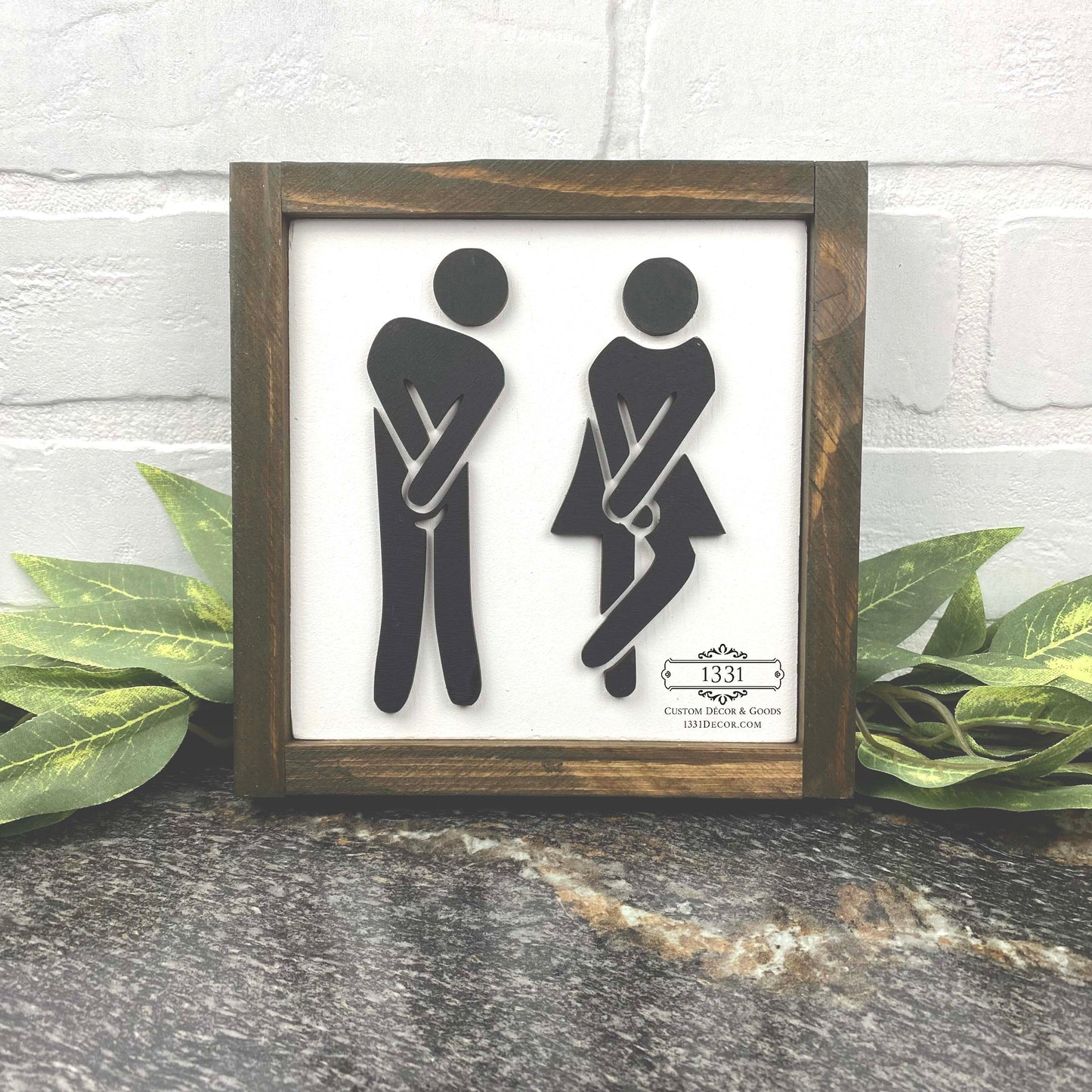 Restroom Bathroom Sign