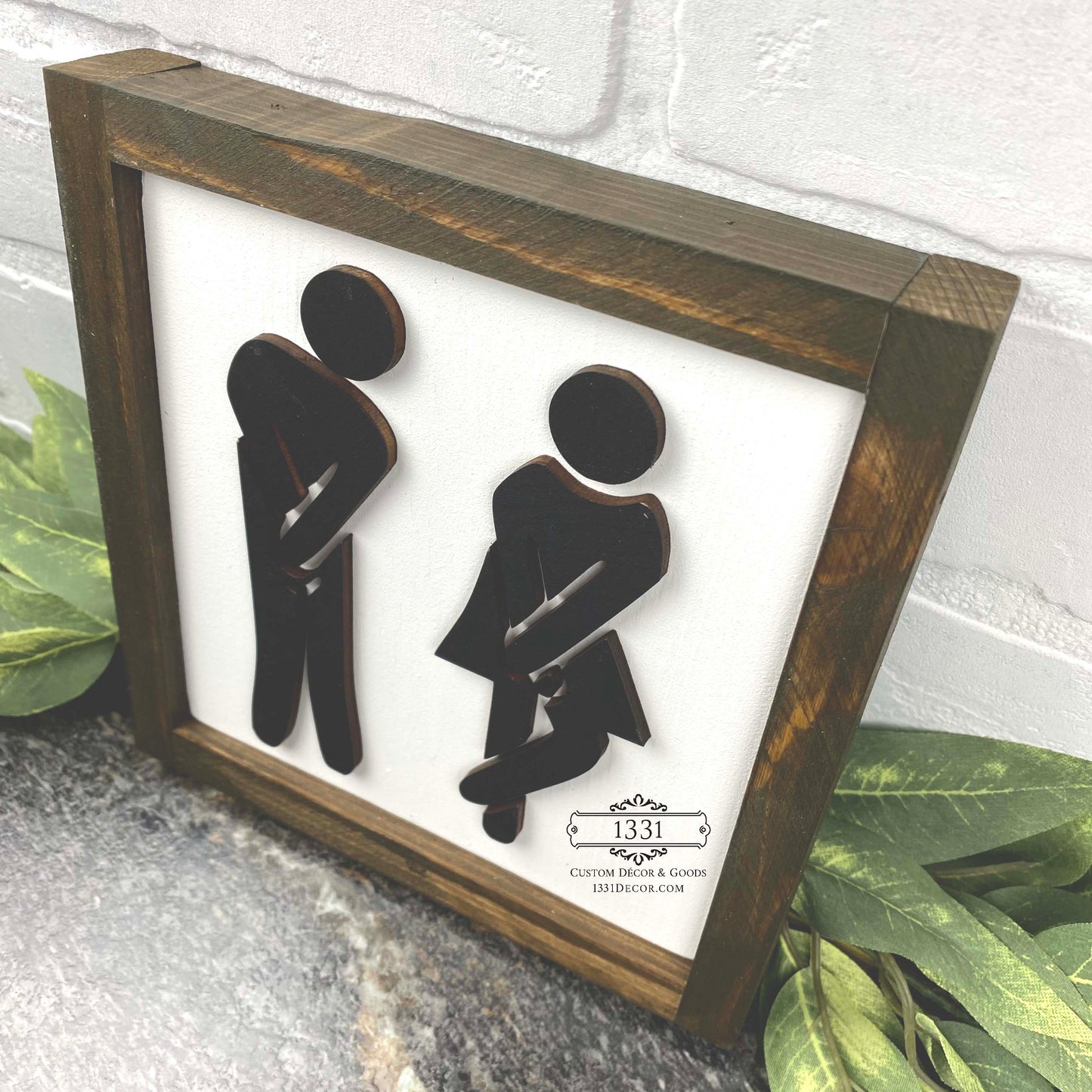 Restroom Bathroom Sign