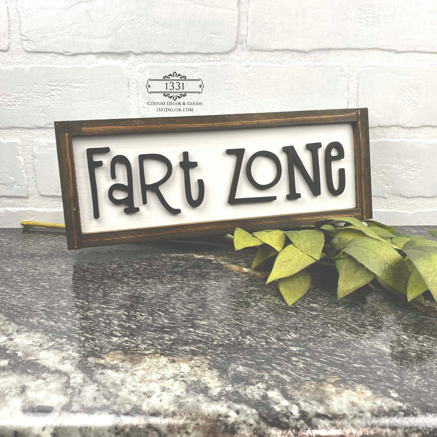 Fart Zone Sign