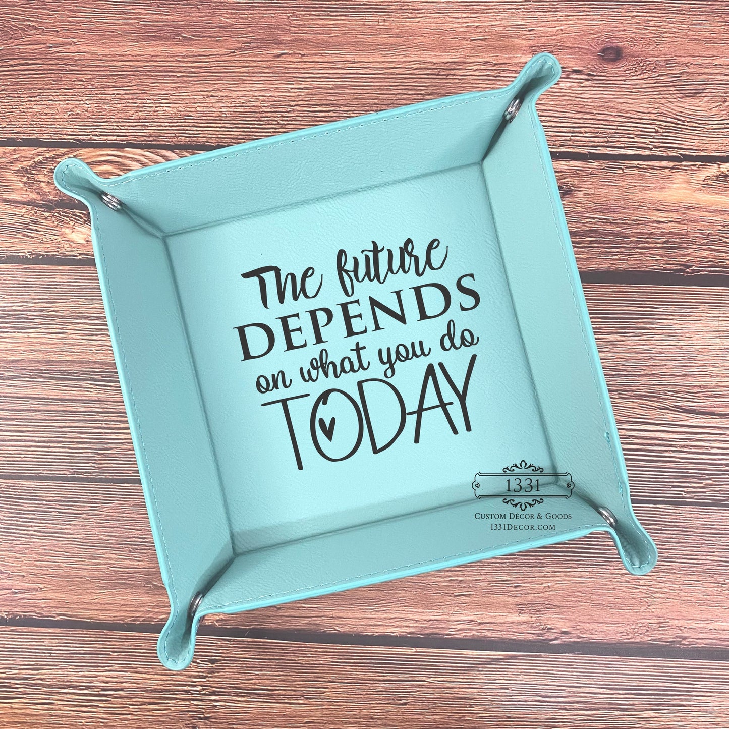 Be Humble Generous Grateful...Valet Tray, Personalized Snap Catchall